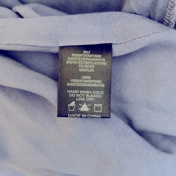 Anthropologie Sunday In Brooklyn ‘Naya’ Fit & Flare Blue Polka Dot Dress Size XL - Picture 8 of 9